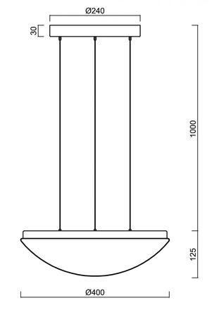 OSMONT 68508 TITAN LE2 závěsné plastové svítidlo bílá IP40 4000 K 27W LED