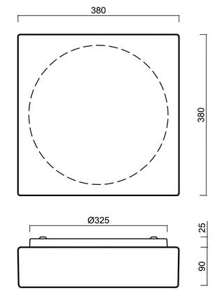 OSMONT 59191 LINA 6 stropní/nástěnné skleněné svítidlo bílá IP43 3000 K 20W LED