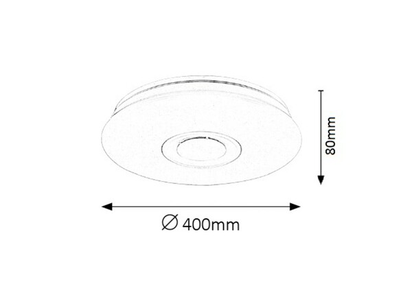 Rabalux SMART svítidlo s reproduktorem Murry LED 24W CCT RGB 4541