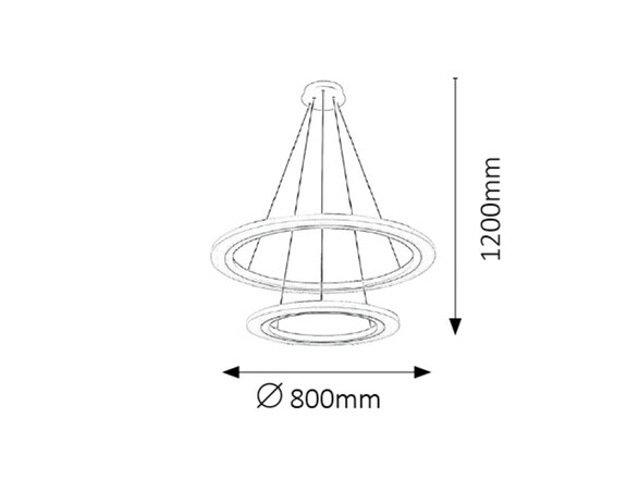 Rabalux závěsné svítidlo Adrienne LED 62W 2429