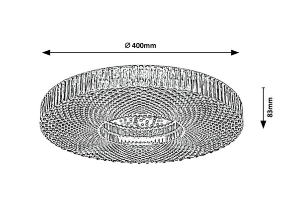 Rabalux stropní svítidlo Ziva LED 36W CCT DIM 3064