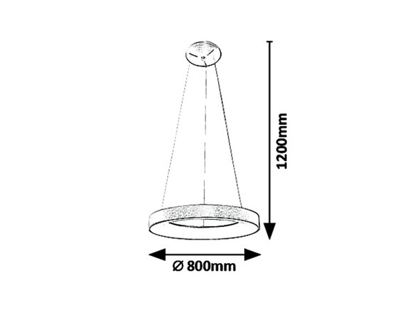 Rabalux závěsné svítidlo Carmella LED 80W 5055