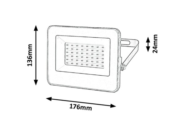 Rabalux LED reflektor Flood 30W IP65 7064