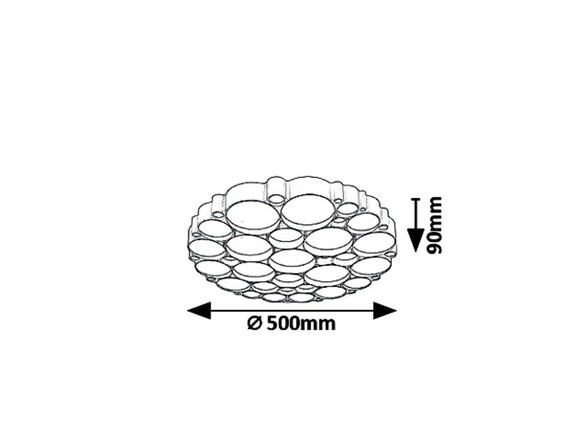 Rabalux stropní svítidlo Andela LED 48W DIM 6040