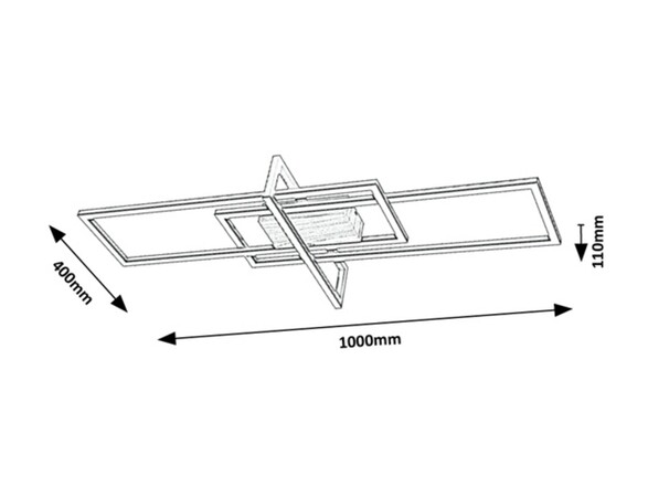 Rabalux stropní svítidlo Ashton LED 35W DIM 6814