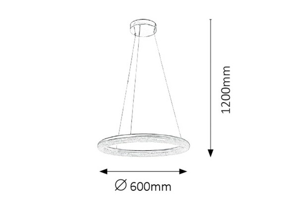 Rabalux závěsné svítidlo Georgina LED 36W 2566