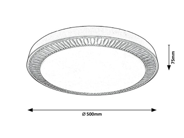 Rabalux stropní svítidlo Matea LED 40W CCT DIM 3000