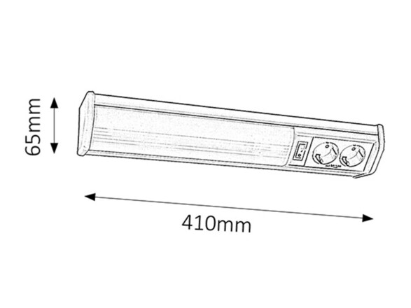 Rabalux kuchyňské svítidlo Bath G23 PL 1x MAX 11W bílá 2321