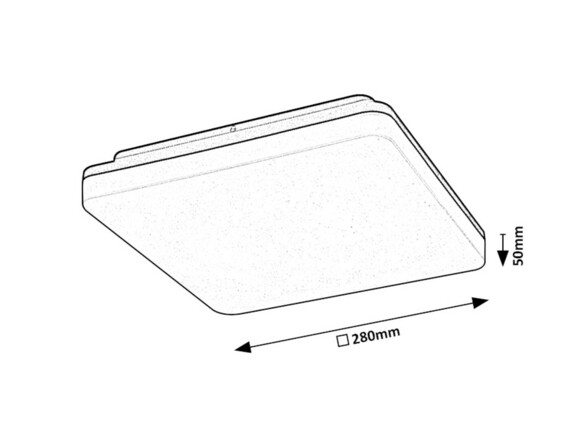 Rabalux venkovní stropní svítidlo Pernik LED 24W IP54 7250