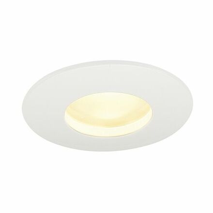 BIG WHITE OUT 65, venkovní stropní vestavné svítidlo, LED, 3000K, kulaté, bílé, 38°, 12 W, vč. ovladače 114461