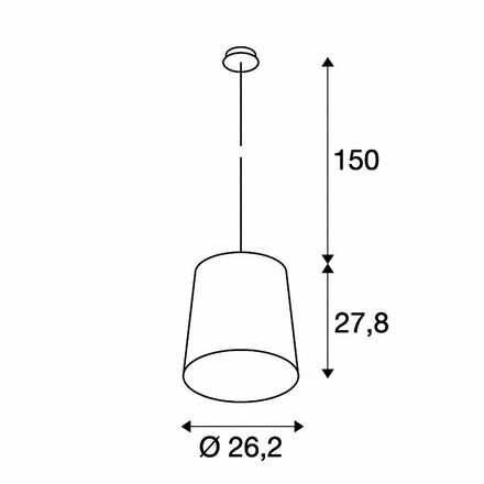 BIG WHITE TINTO, závěsné svítidlo, A60, měď, max. 60W 165519