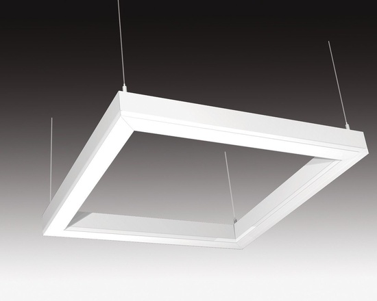 SEC Stropní nebo závěsné LED svítidlo WEGA-FRAME2-CB-DIM-DALI, 32 W, eloxovaný AL, 607 x 607 x 65 mm, 4000 K, 4480 lm 321-B-104-01-00-SP