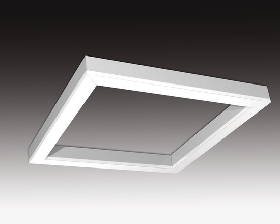 SEC Stropní nebo závěsné LED svítidlo WEGA-FRAME2-CB-DIM-DALI, 32 W, černá, 607 x 607 x 65 mm, 3000 K, 4480 lm 321-B-103-01-02-SP