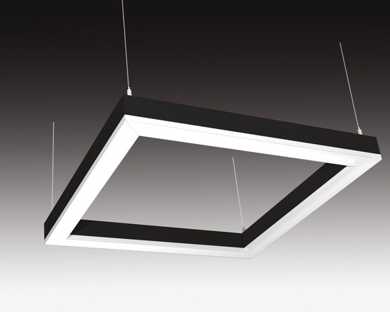 SEC Stropní nebo závěsné LED svítidlo WEGA-FRAME2-CB-DIM-DALI, 32 W, eloxovaný AL, 607 x 607 x 65 mm, 3000 K, 4480 lm 321-B-103-01-00-SP