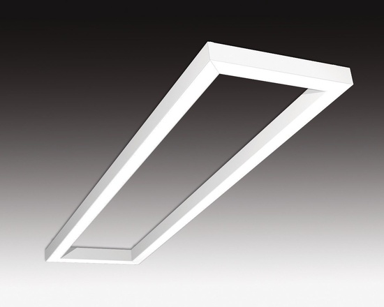 SEC Stropní nebo závěsné LED svítidlo s přímým osvětlením WEGA-FRAME2-DA-DIM-DALI, 50 W, eloxovaný AL, 886 x 330 x 50 mm, 3000 K, 6640 lm 322-B-105-01-00-SP