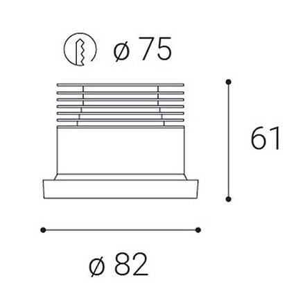 LED2 2150133DT SPOT A, B DIM 9W 3000K zápustné černé