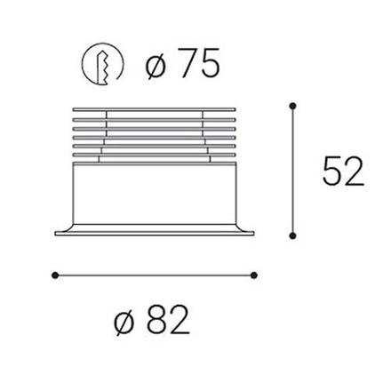 LED2 2150331DT SPOT C, W DIM 9W 3000K zápustné bílé