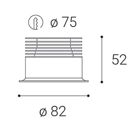 LED2 2150523 SPOT B, B 9W 2700K