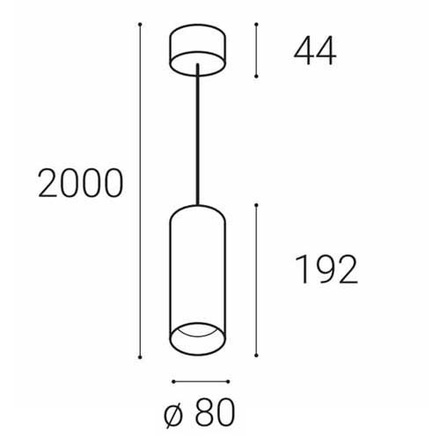 LED2 3251441 LUKY Z,  10-20 4000K ZÁVĚSNÉ BÍLÉ