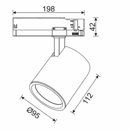 LED2 6091631 LOOK, W 25-32W 3000K